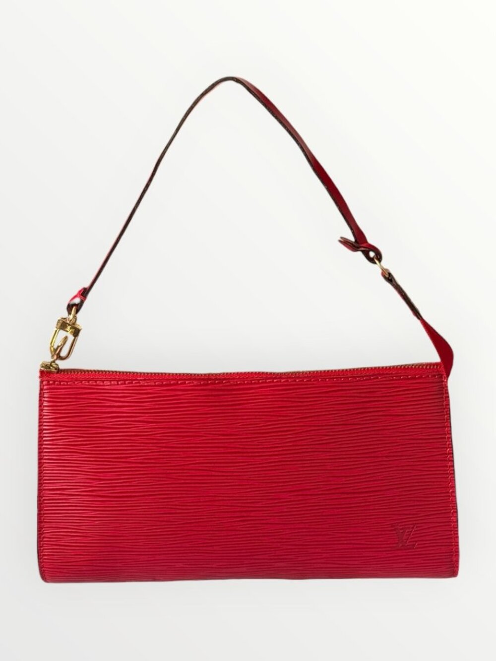 Louis Vuitton Red Epi Pochette Accessoires Vintage